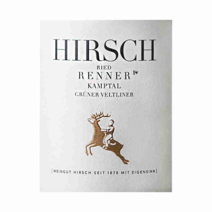 Hirsch - Ried Renner Kammern Gruener Veltliner Kamptal DAC Erste Lage BIO Respekt Etikett 800px.jpg